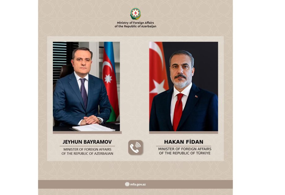 Azərbaycan və Türkiyə XİN başçıları telefonla danışıb