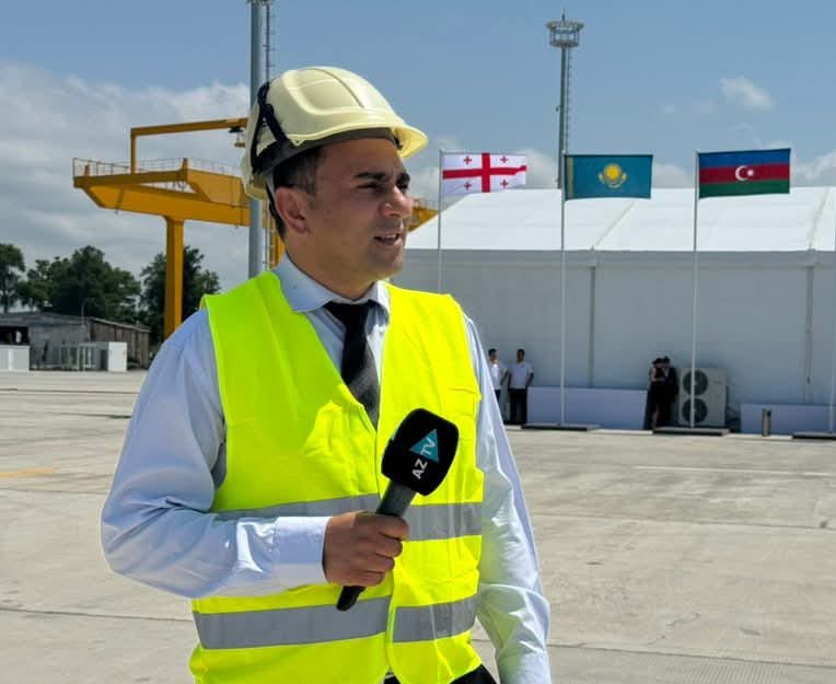 AzTV-nin müxbiri təyyarənin qəzaya düşdüyü ərazidə yaralandı - Foto