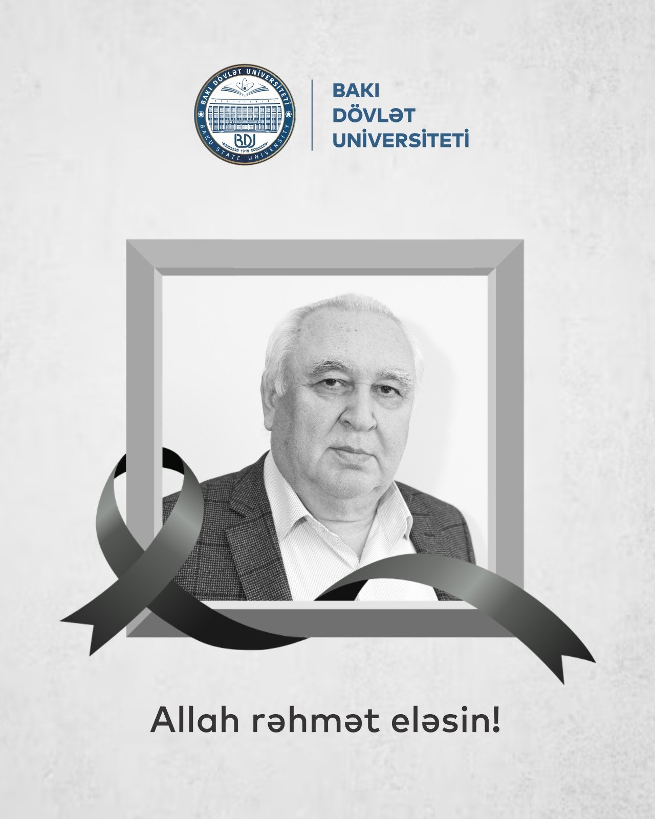 BDU-nun kafedra müdiri, professor Kamil Mənsimov vəfat edib