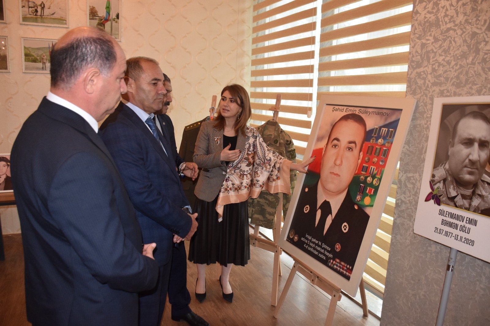 İmişlidə şəhid mayor Emin Süleymanovun anım günü və ona həsr olunmuş kitabın təqdimat mərasimi keçirilib