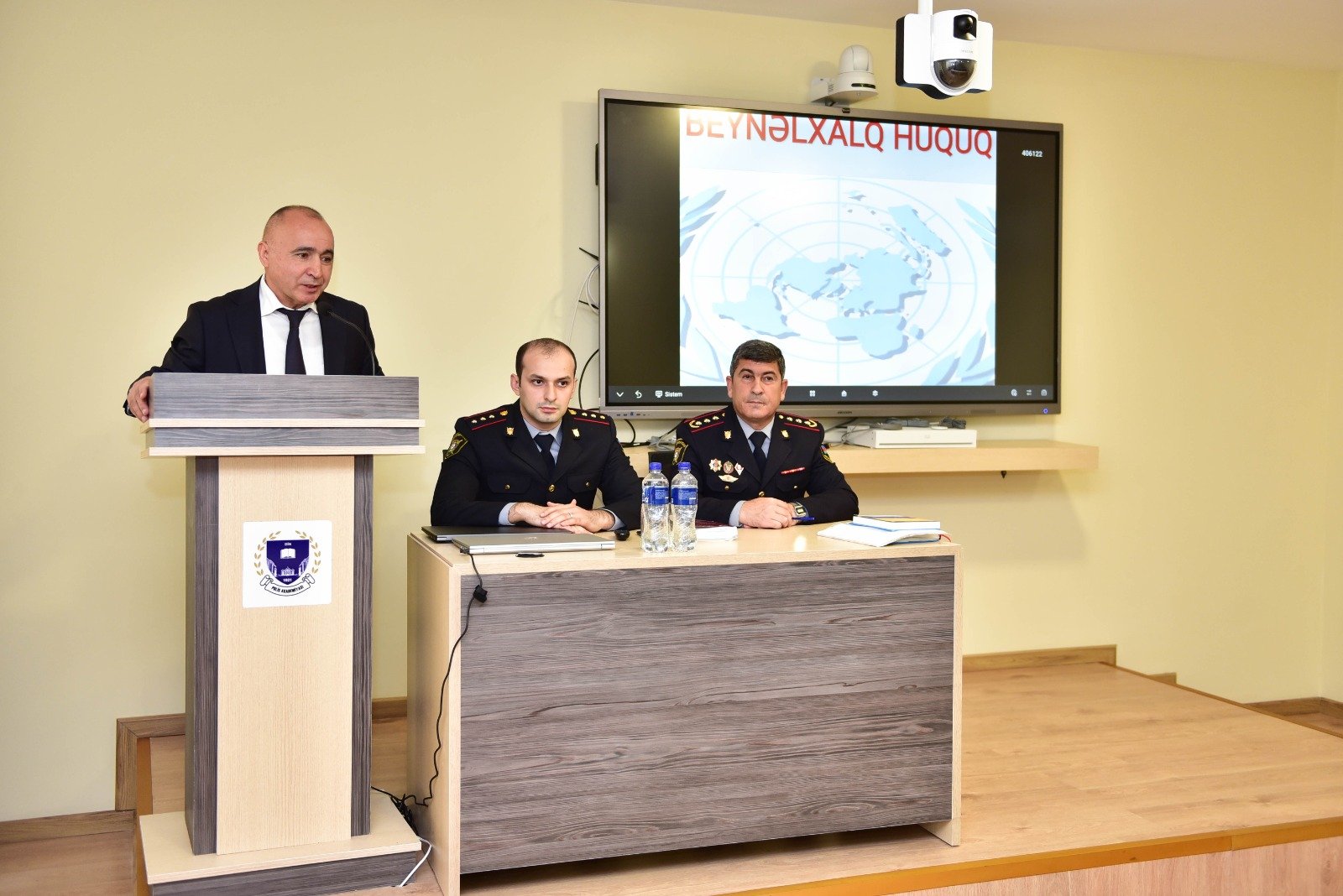 Polis Akademiyasında təcrübəli mütəxəssislərin iştirakı ilə interaktiv dərslər keçirilib