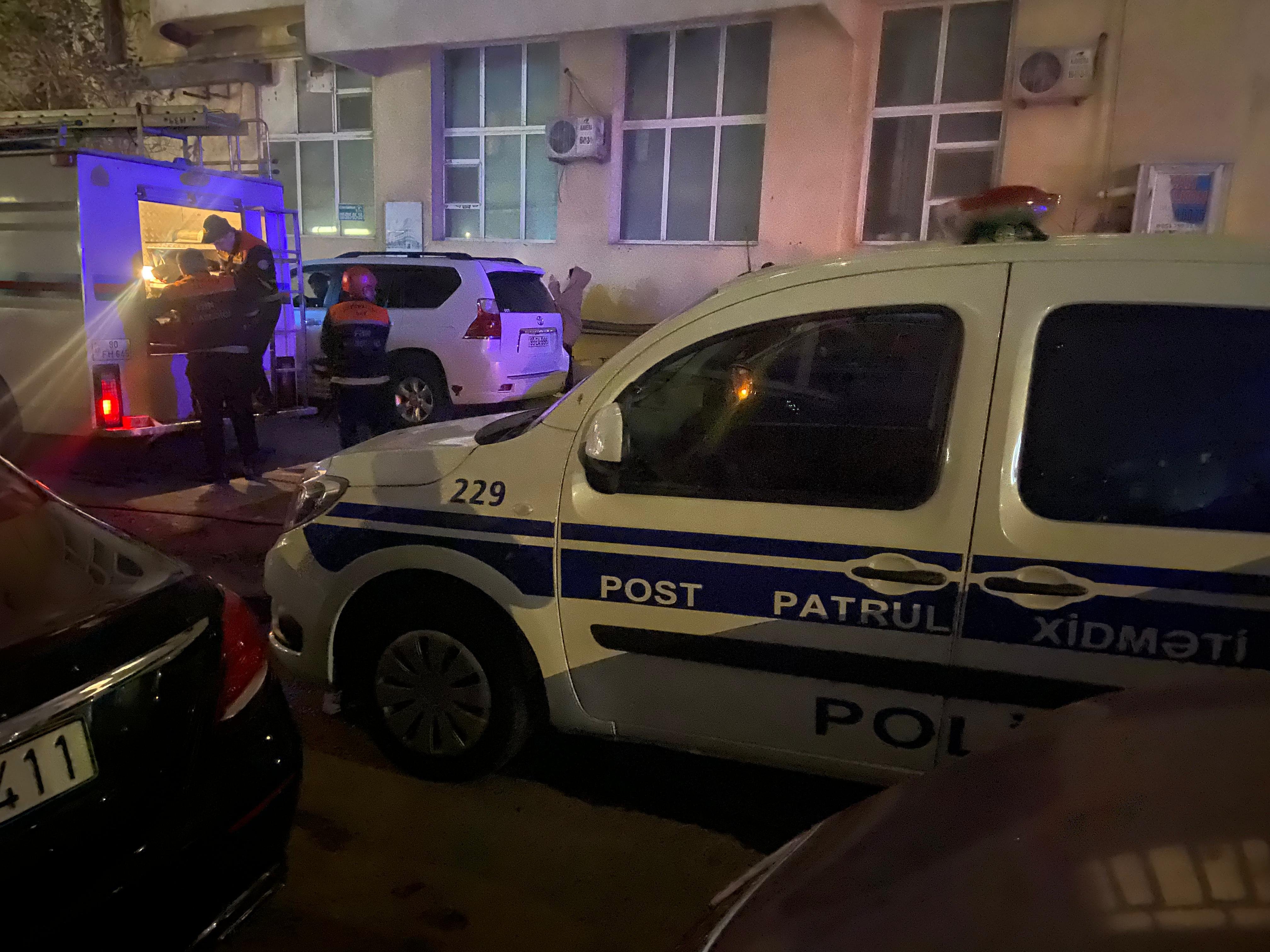 Nərimanov rayonunda yanğın başlayıb