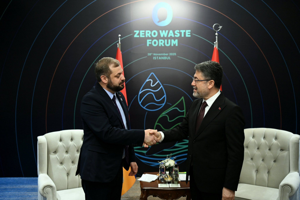 Türkiyənin kənd təsərrüfatı və meşəçilik naziri ilə Ermənistanın iqtisadiyyat naziri görüşüb