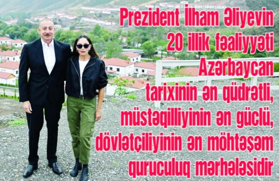 “Dövlətçilik tariximizin Zəfər mərhələsi”
