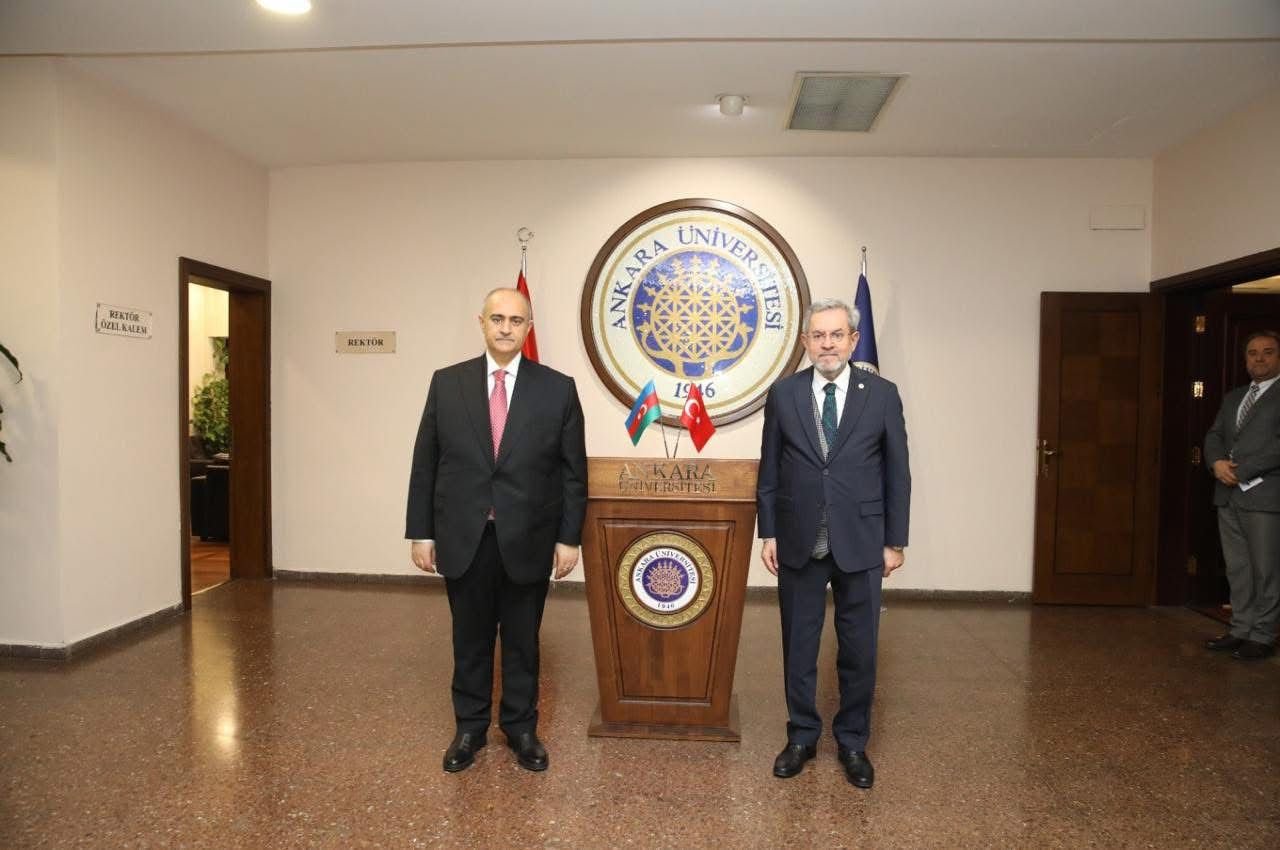 BSU-nun rektoru Türkiyəyə işgüzar səfər edib