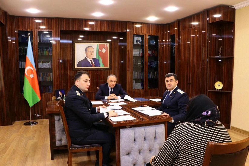 Baş prokuror İmişlidə vətəndaşları qəbul edib