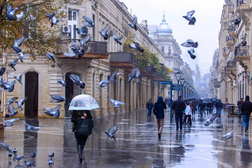 Sabah Bakıda yağış yağacaq - PROQNOZ