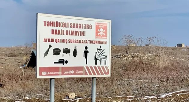 Azad edilmiş ərazilərdə genişmiqyaslı mina təmizləmə əməliyyatı