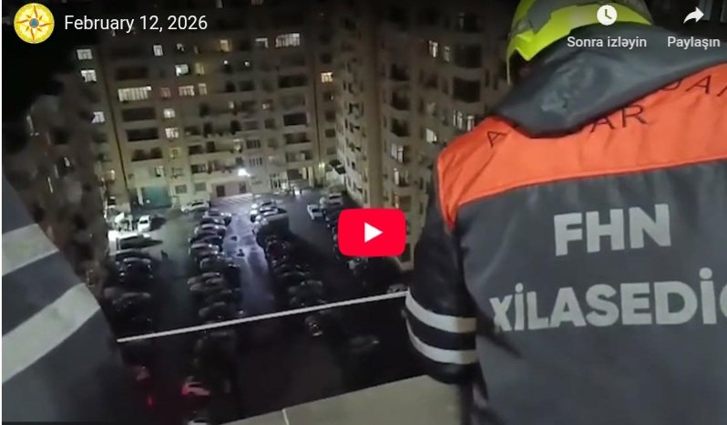 Bağlı qapı arxasında köməksiz vəziyyətdə qalan azyaşlı xilas edildi