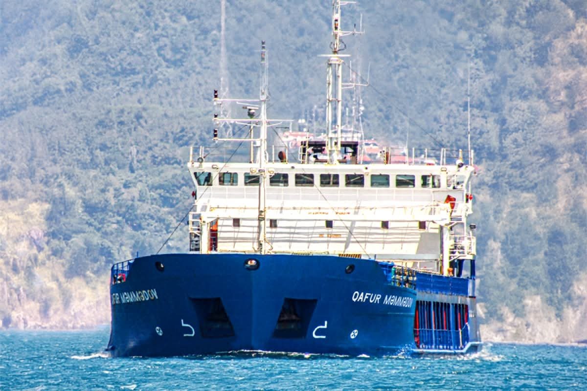 “Qafur Məmmədov” gəmisi təmirdən sonra ilk səfərini uğurla tamamlayıb