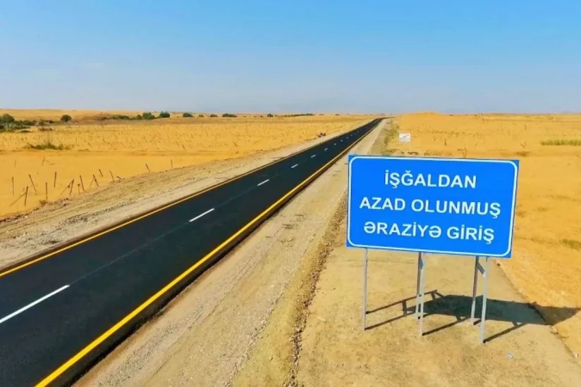Müdafiə Nazirliyi: Azad olunan ərazilərdə 571 km-dən artıq yol bərpa edilib