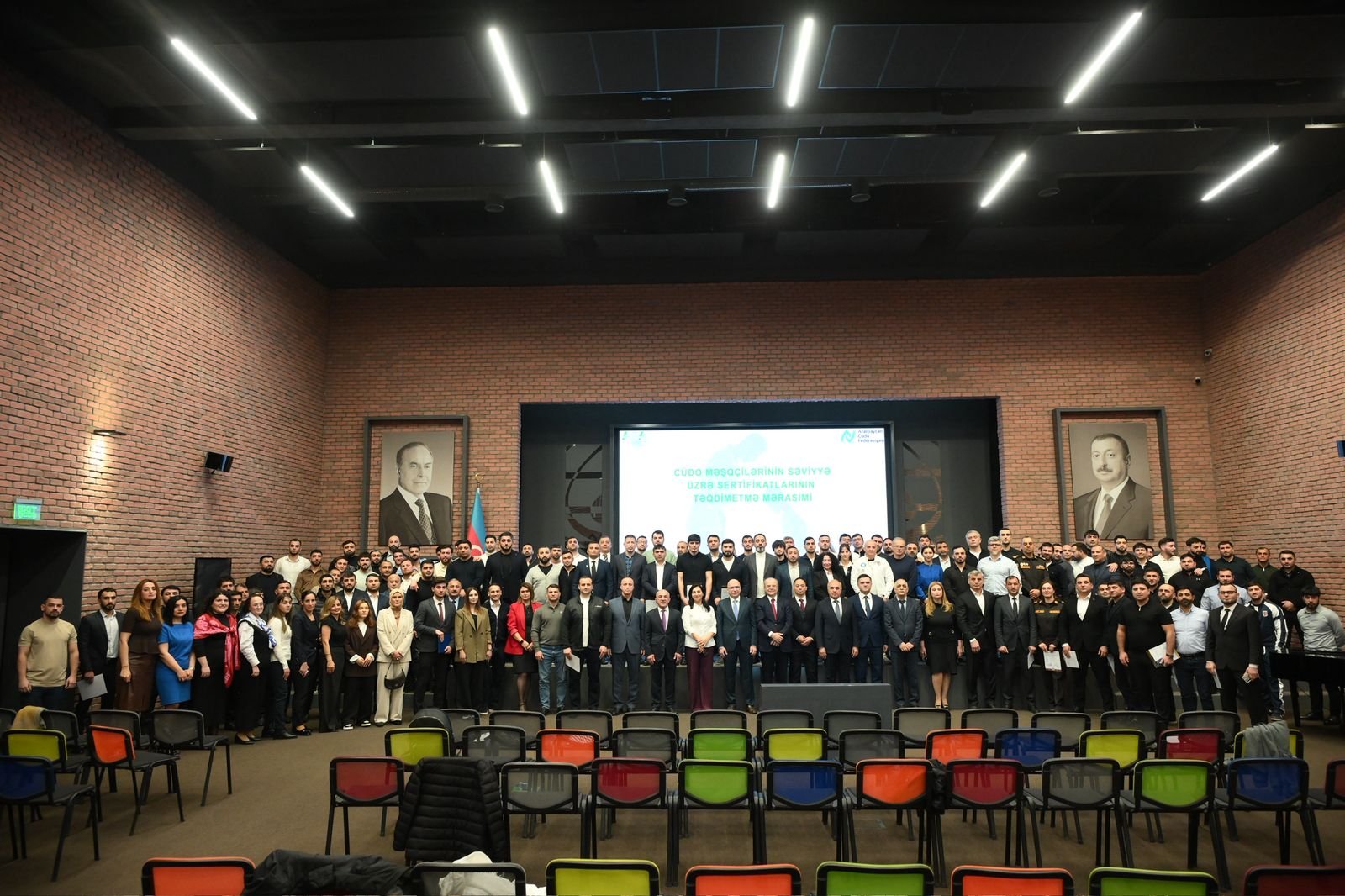 Cüdo məşqçilərinin səviyyə üzrə sertifikatlarının təqdimetmə mərasimi keçirilib