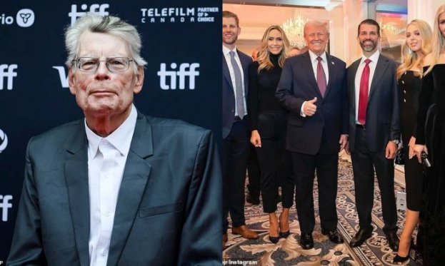 Stiven Kinq Donald Trampın övladlarının olmadığını iddia edərək lağ hədəfinə çevrilib.