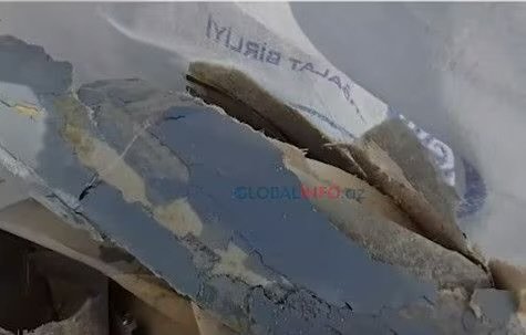 Naxçıvana düşən dronun üzərinə görün nə YAZILIB