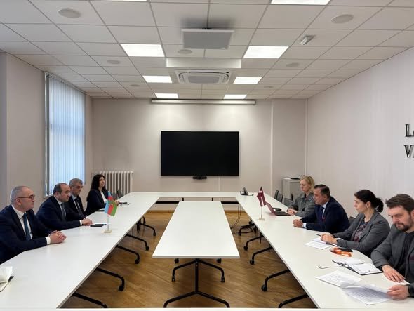 Deputat Kamran Bayramov Latviyada səfərdədir