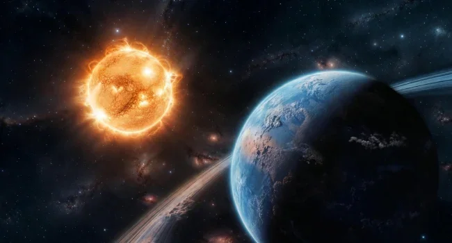 Astronomlar planetlərin formalaşdığı nadir ulduz sistemi aşkar ediblər