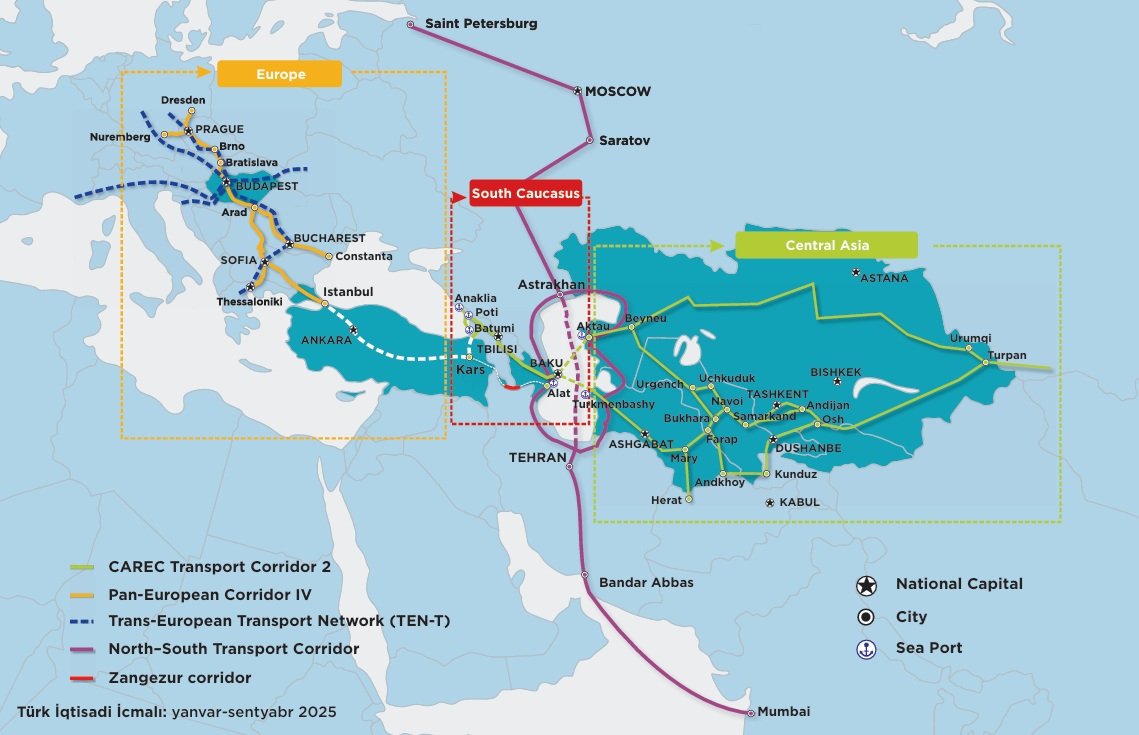 Deputat: TDT ölkələri mühüm nəqliyyat dəhlizlərinə nəzarət edir