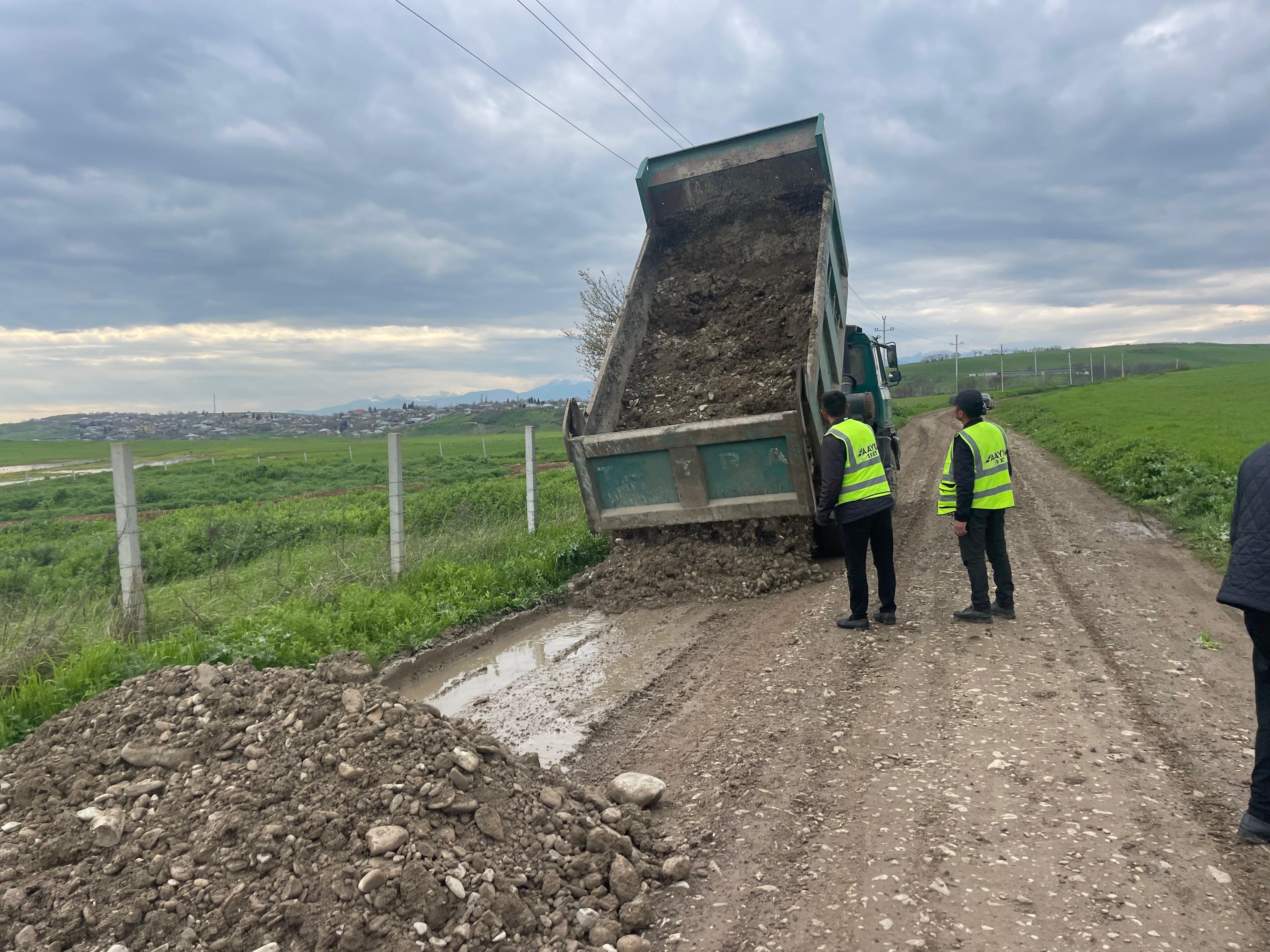 Şamaxı–Mədrəsə-Kərkənc yolunda təmir işlərinə başlanılıb