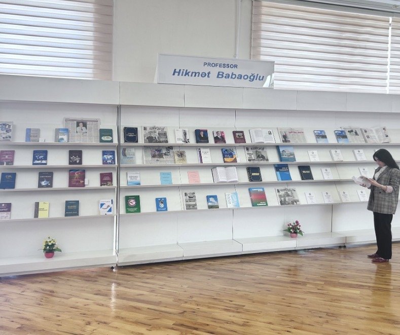 Milli Kitabxanada “Professor Hikmət Babaoğlu” adlı kitab sərgisi istifadəçilərə təqdim olunub