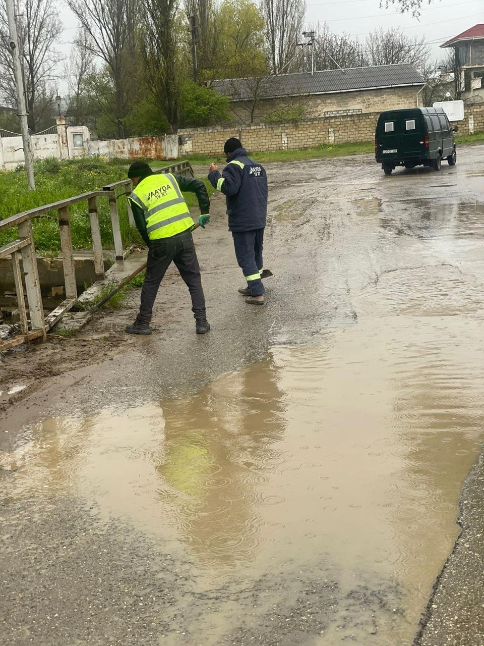 19 saylı Xüsusi Təyinatlı Yol İstismarı İdarəsi Şamaxı-Pirqulu-Dəmirçi yolunda işləri davam etdirir
