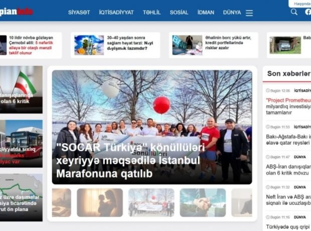Azərbaycanın informasiya məkanında yeni ad – Caspianinfo.az