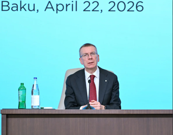 İlham Əliyev və Edqars Rinkeviçsin iştirakı ilə Bakıda Azərbaycan-Latviya biznes-forumu keçirilib