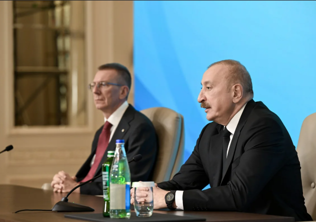 İlham Əliyev və Edqars Rinkeviçsin iştirakı ilə Bakıda Azərbaycan-Latviya biznes-forumu keçirilib