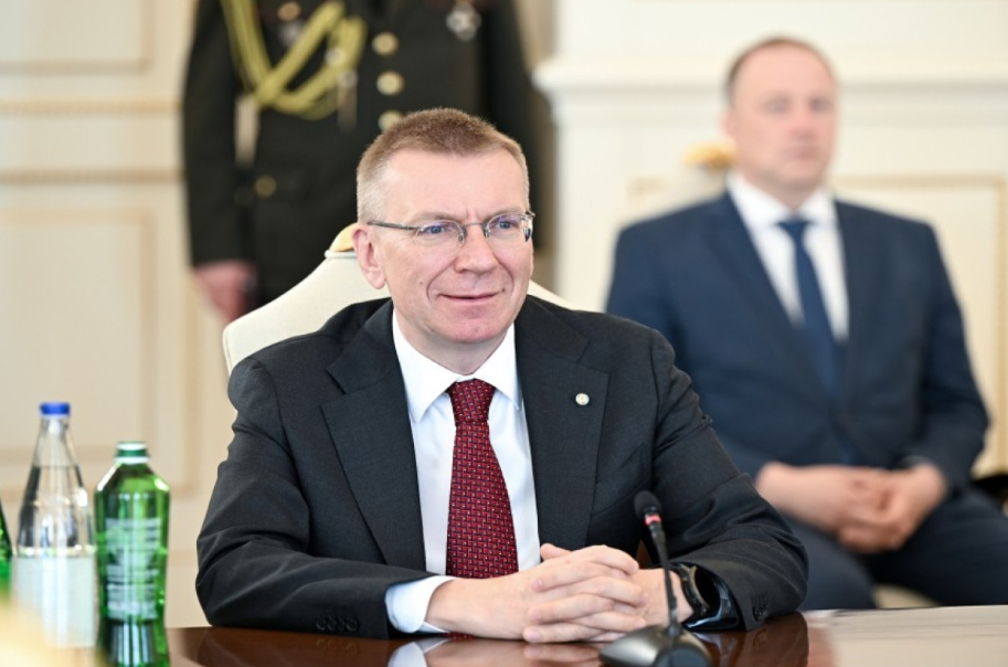 Latviya Prezidentinin Azərbaycana səfəri başa çatıb 