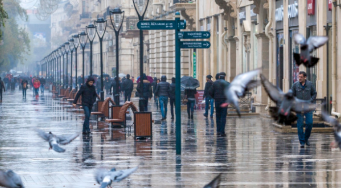 Sabah Bakıda yağış yağacaq 