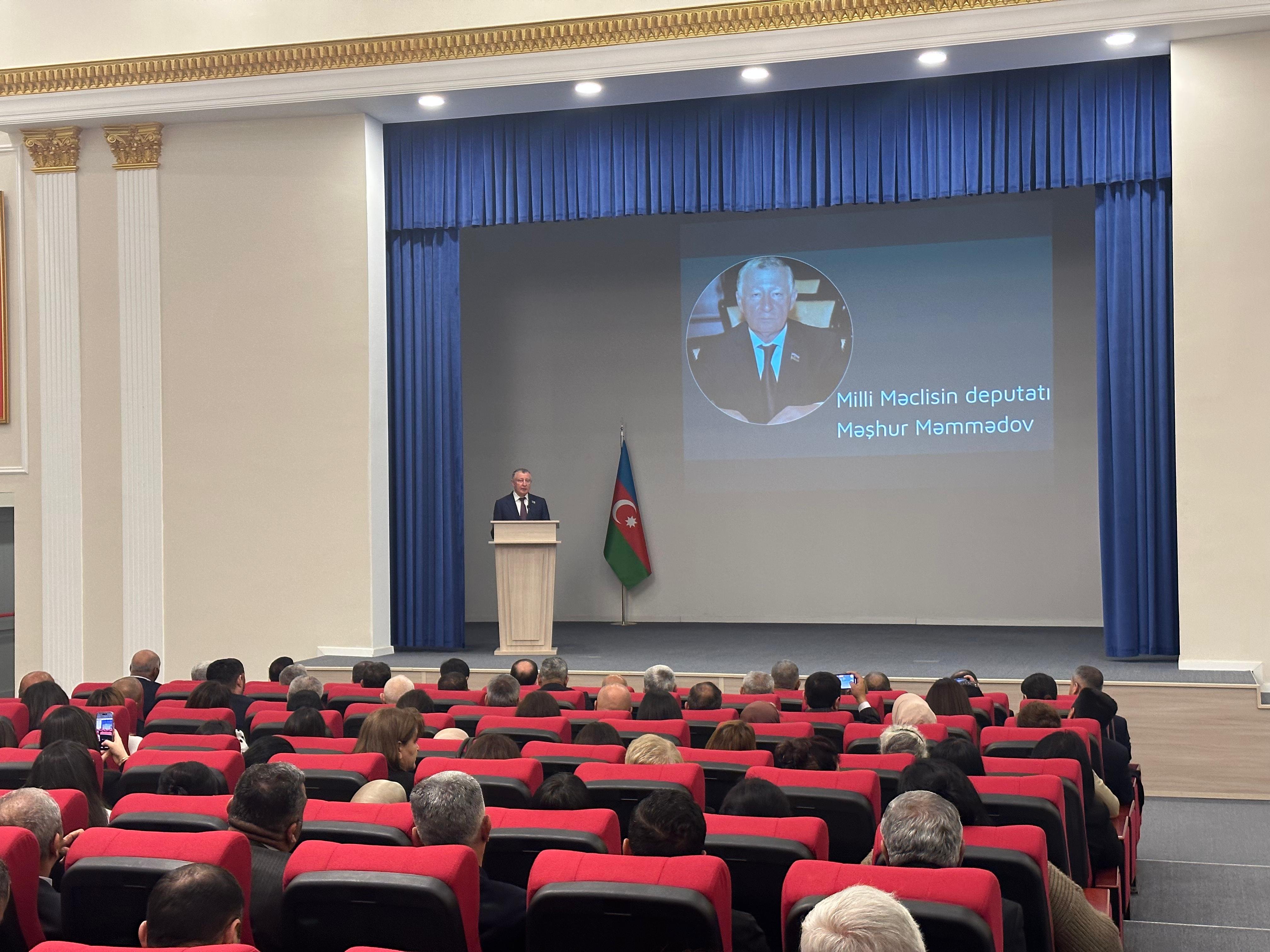 Masallıda  “Azərbaycanın siyasi, iqtisadi və hərbi qüdrətinin inkişafında Heydər Əliyevin rolu” mövzusunda konfrans keçirilib