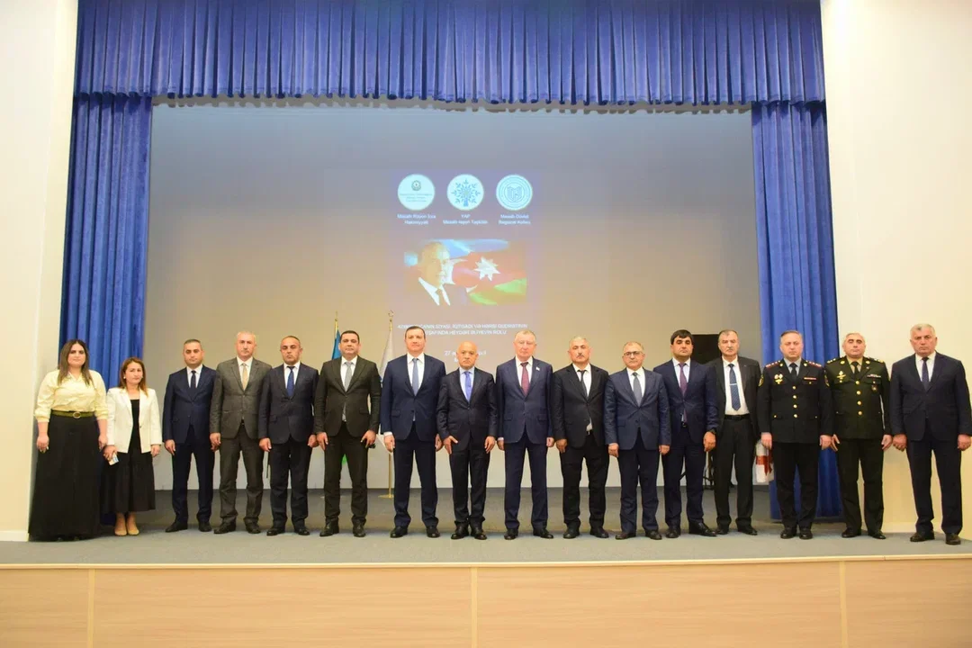 Masallıda  “Azərbaycanın siyasi, iqtisadi və hərbi qüdrətinin inkişafında Heydər Əliyevin rolu” mövzusunda konfrans keçirilib