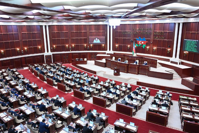 Milli Məclis Prezident İlham Əliyevi "Sülh və Barışıq üçün Gernika mükafatı"na layiq görülməsi münasibətilə təbrik edib 