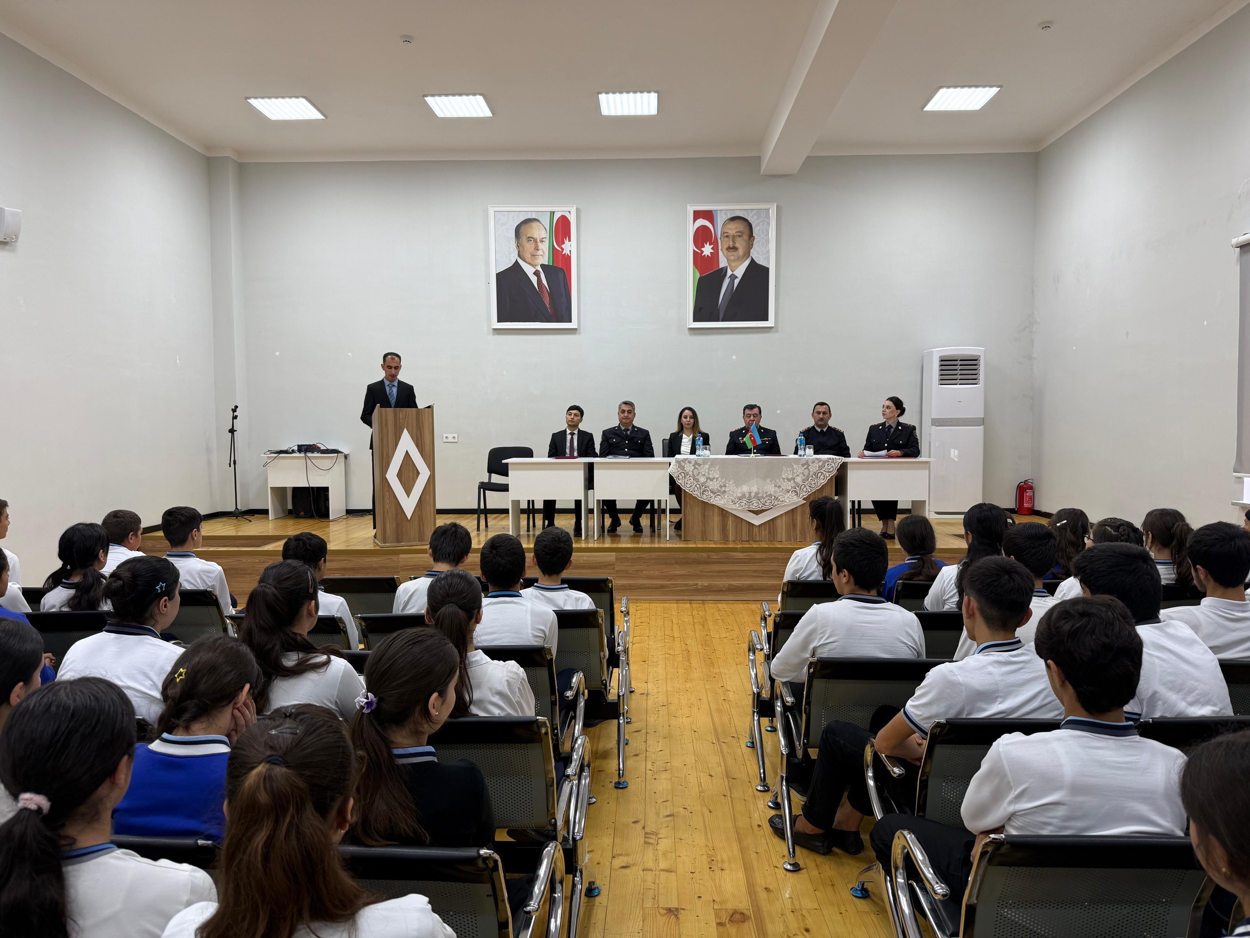 Şabranda şagirdlərlə görüş – zərərli vərdişlərə qarşı maarifləndirmə tədbiri keçirilib - FOTO