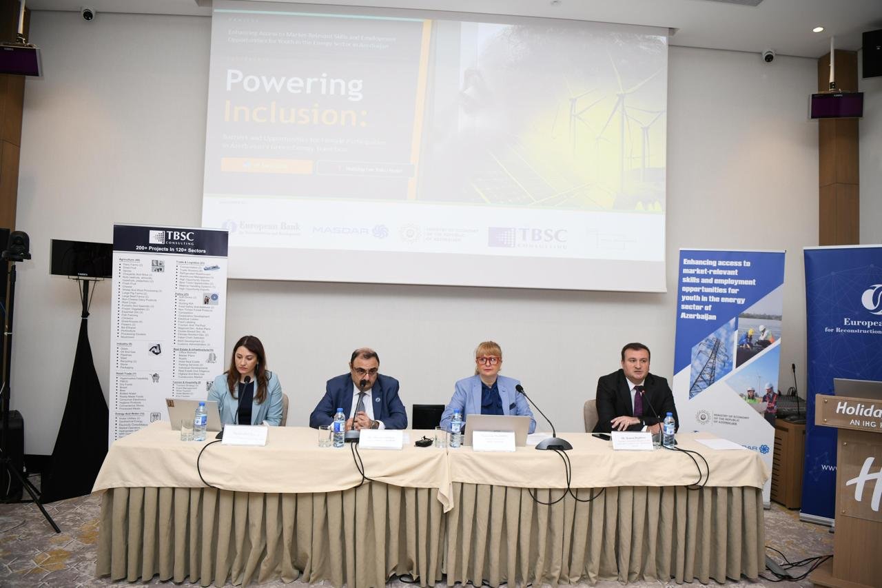 Azərbaycanda Yaşıl Enerji Keçidində Qadınların İştirakı Mövzusunda Yüksək Səviyyəli Konfrans Keçirilib