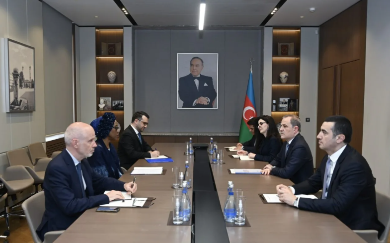 Ceyhun Bayramov BMqT baş direktorunun müavini ilə görüşdü 