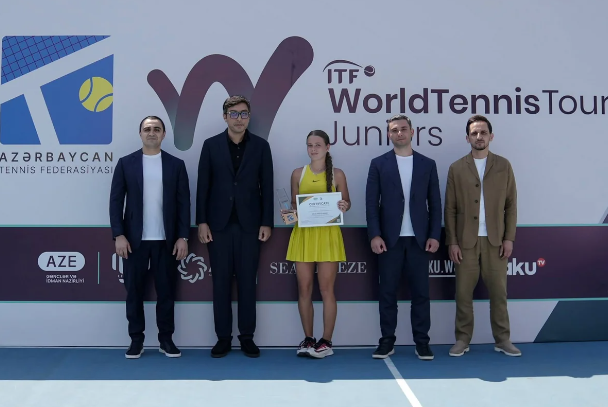 Bakıda keçirilən beynəlxalq tennis turnirinin qalibləri müəyyənləşib 