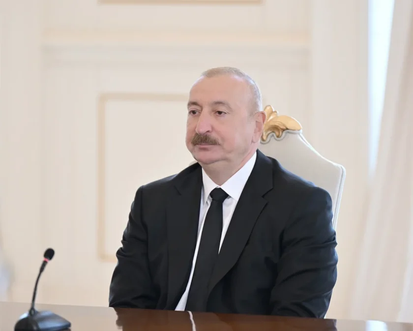 İlham Əliyev Numan Kurtulmuşu qəbul edib 