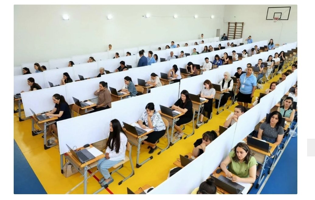 Müəllimlərin işə qəbulu üzrə müsabiqənin ödəniş sistemi aktiv olub 