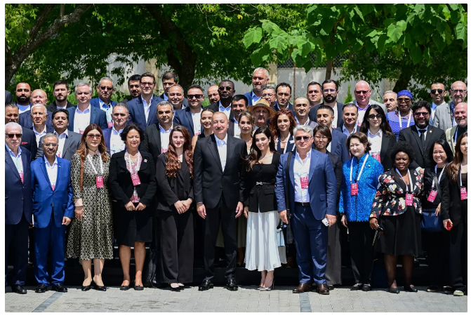 İlham Əliyevin sosial media hesablarında IV Şuşa Qlobal Media Forumu ilə bağlı videoçarx paylaşılıb