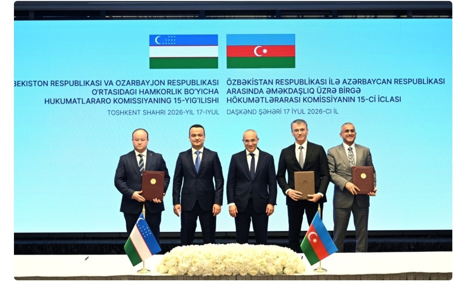 Azərbaycanla Özbəkistan arasında geoloji kəşfiyyat üzrə birgə müəssisə yaradılır
