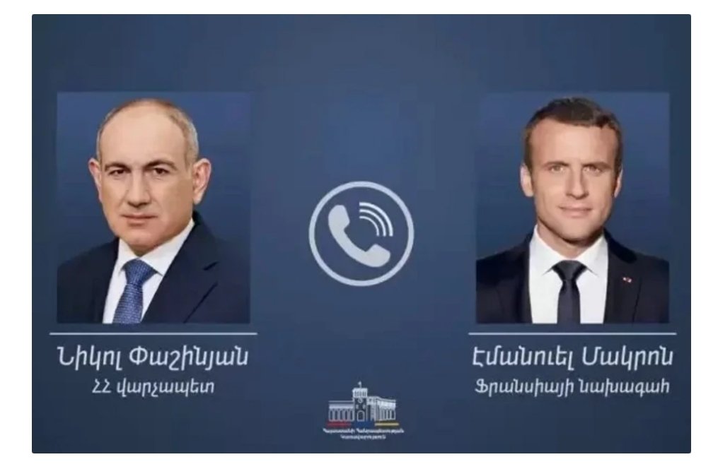 Paşinyanla Makron Cənubi Qafqazda davamlı sülhün bərqərar olmasının vacibliyini vurğulayıblar