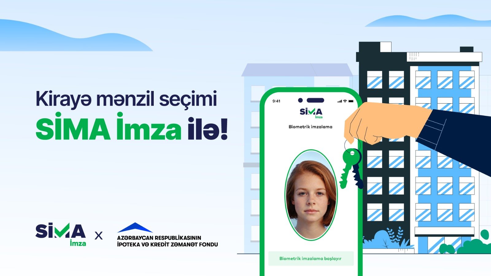 "SİMA İmza”nın üztanıma həlli kirayə mənzil seçimində tətbiq olunacaq