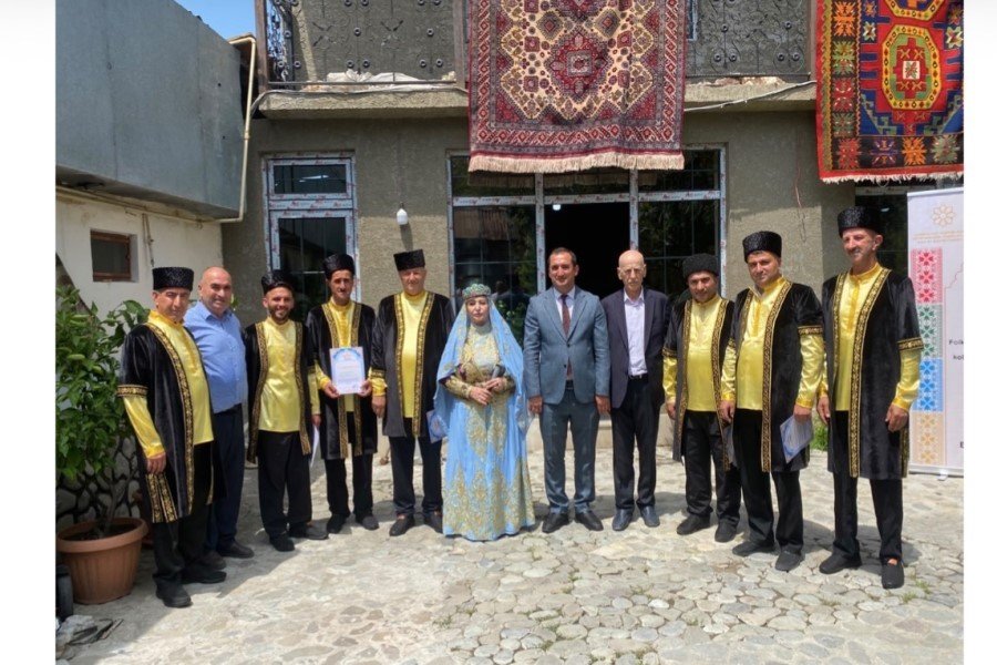 Lahıc Xalq Folklor Kollektivinin geyim dəstləri təqdim edilib