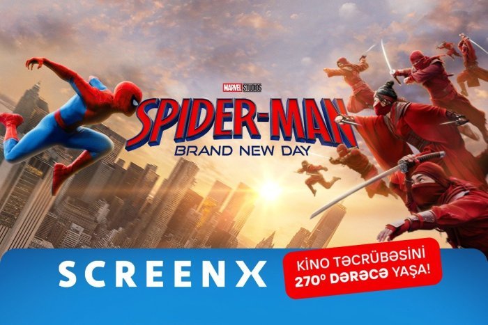 İlk dəfə CineMastercard-da: ScreenX formatı üçün xüsusi çəkilmiş “Hörümçək-Adam”