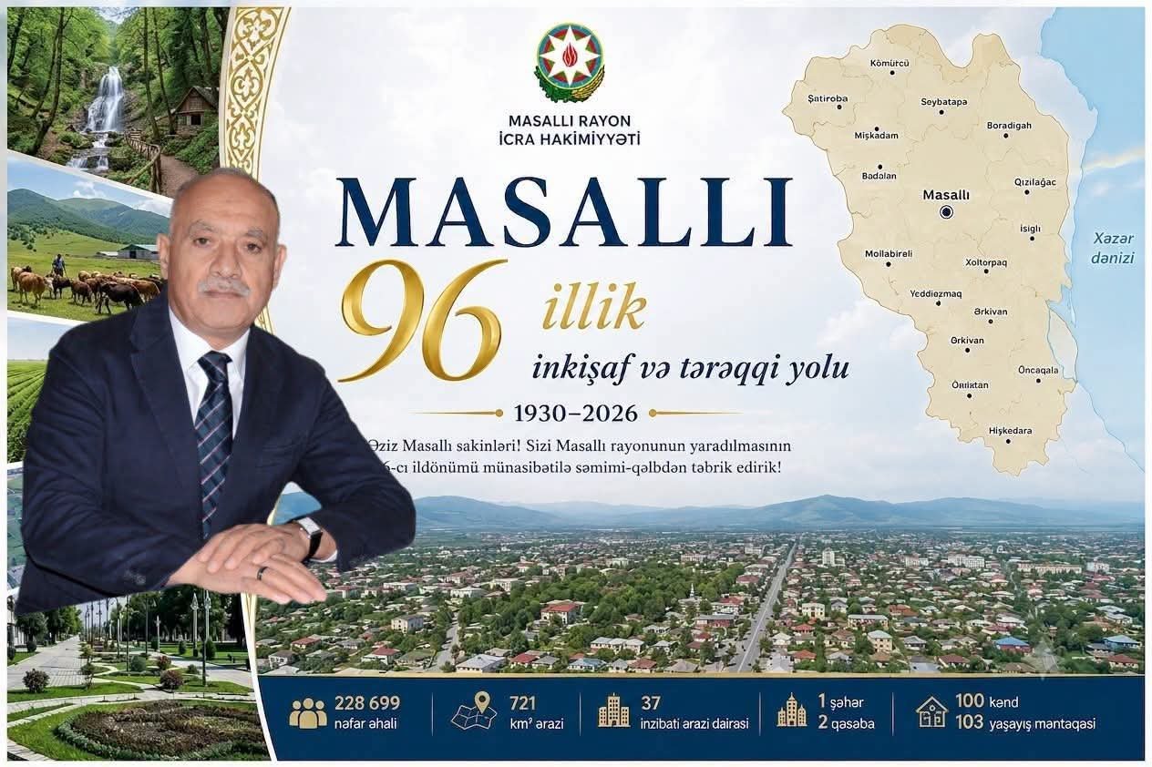 Masallı – 96 illik inkişaf və tərəqqi yolu
