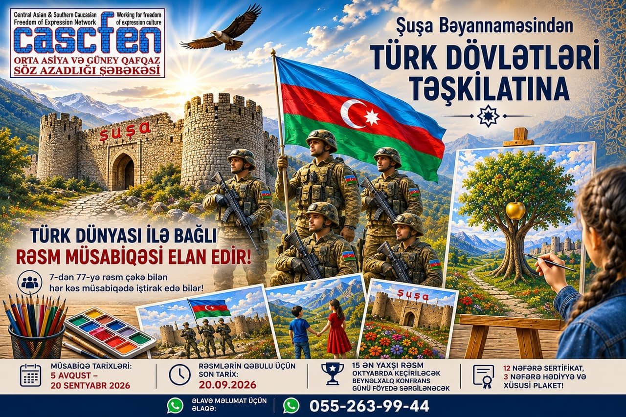 Nadir Azəri: Türk dünyası ilə bağlı rəsm müsabiqəsində iştirak etmək istəyənlər tələsməlidirlər