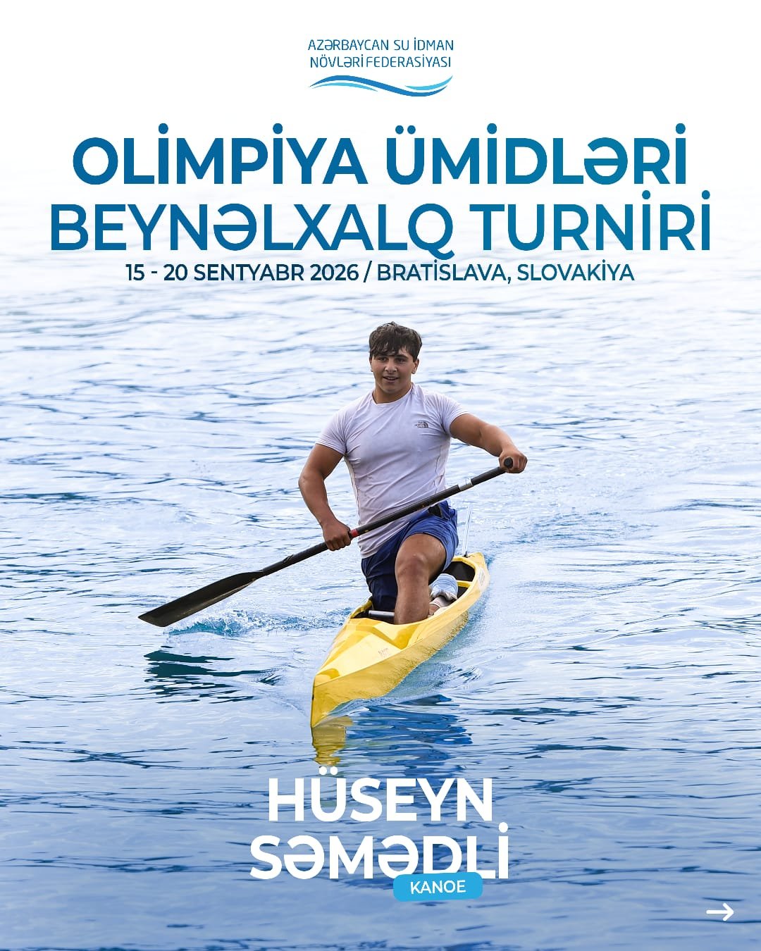 Gənc azərbaycanlı kayak və kanoeçilər Bratislavada yarışacaqlar