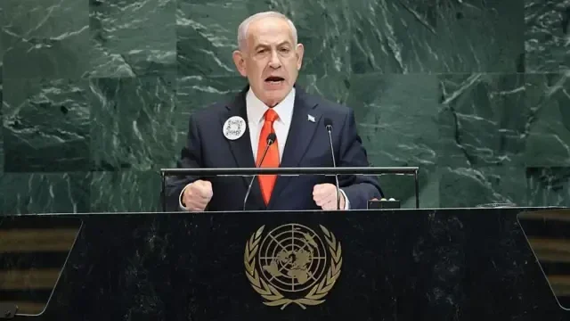 Nyu-Yorkda Netanyahuya qarşı etiraz aksiyası keçirilib