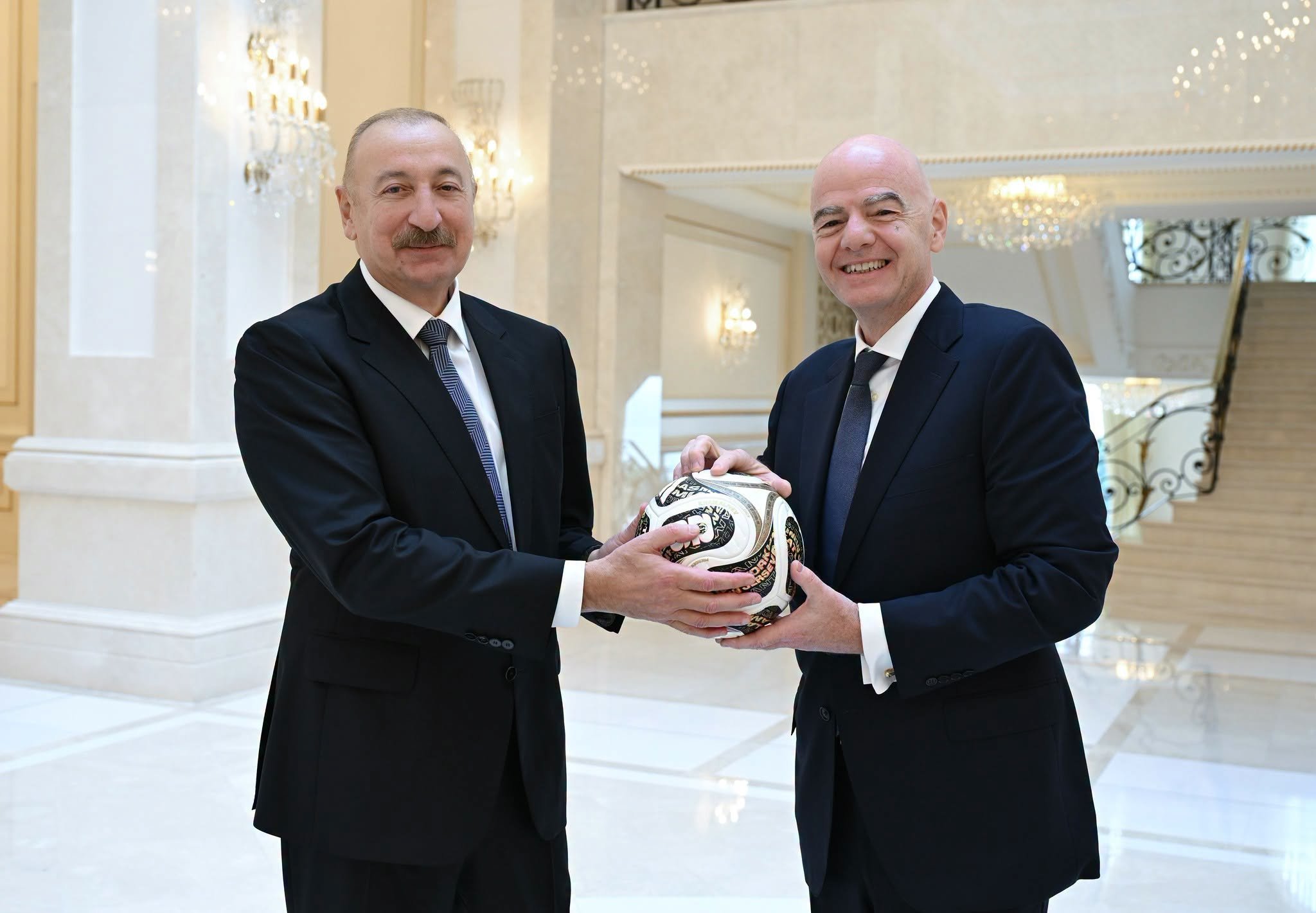 İlham Əliyev Canni İnfantinonu qəbul edib