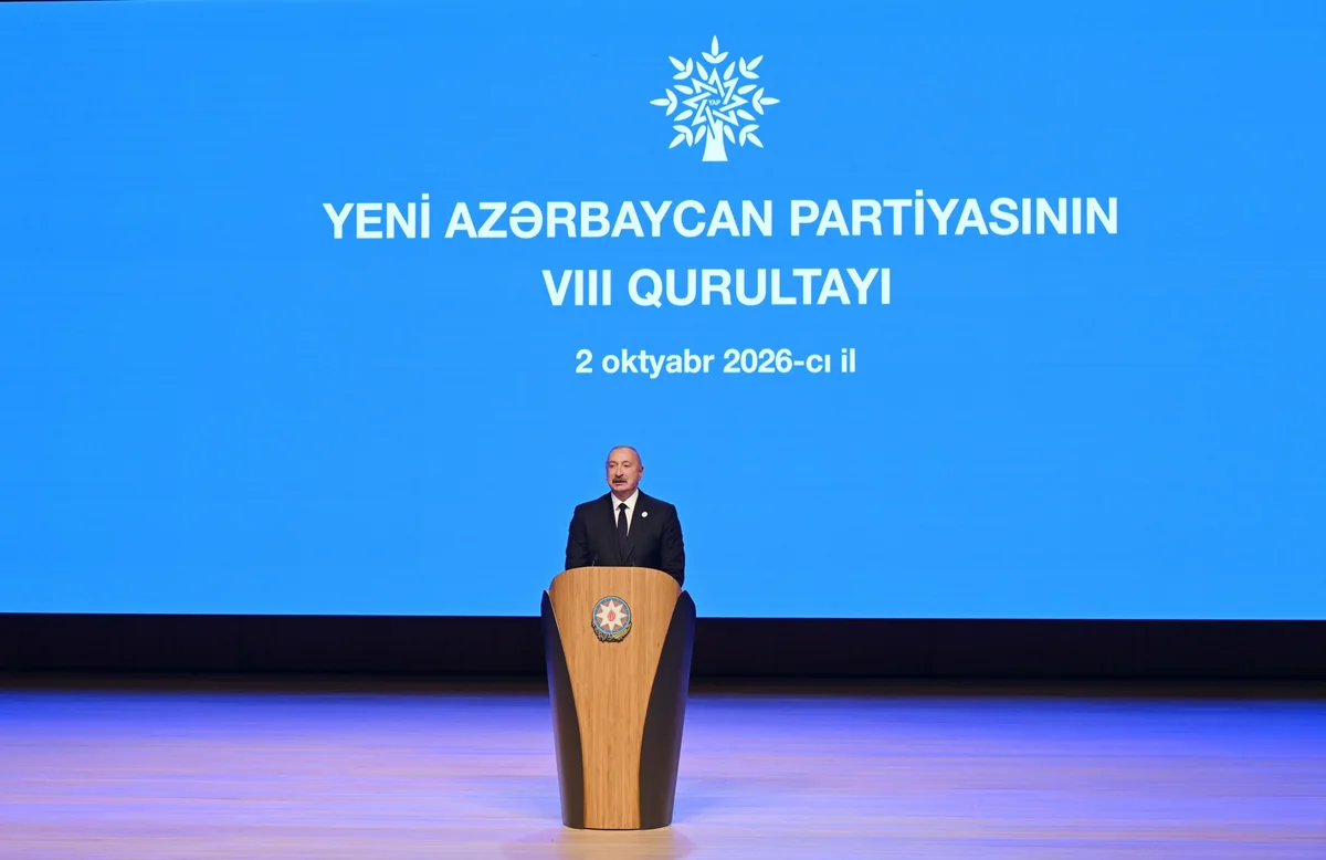 YAP-ın VIII Qurultayı keçirilir, İlham Əliyev çıxış edir